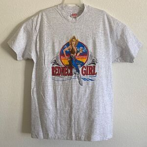 BELLAMY BROTHERS REDNECK GIRL Men’s Vintage Hanes Heavyweight T Shirt XL NWOT